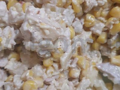 Salotas „Karibai“ su vištiena ir ananasu Žingsnis 8