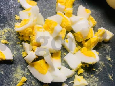 Salotas „Sportinis“ su bekonu, kiaušiniu ir medumi Žingsnis 7