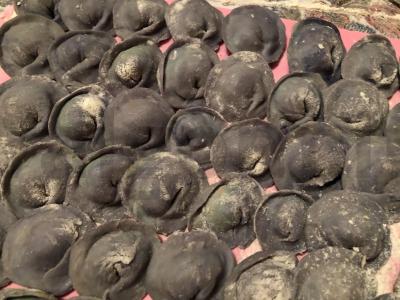 „Jūriniai“ koldūnai su pangasija filė ir matcha milteliais Žingsnis 5