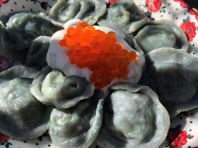 „Jūriniai“ koldūnai su pangasija filė ir matcha milteliais Žingsnis 6