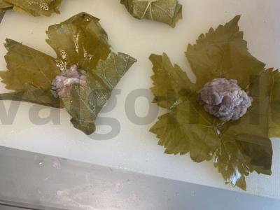 Dolma su faršu ir ryžiais Žingsnis 4