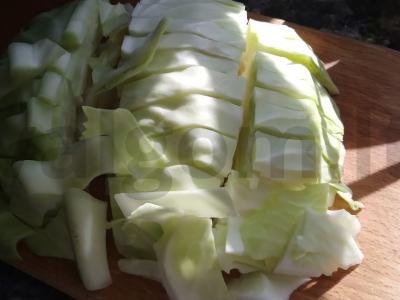 Borsčas su kiaulienos kaulais Žingsnis 4