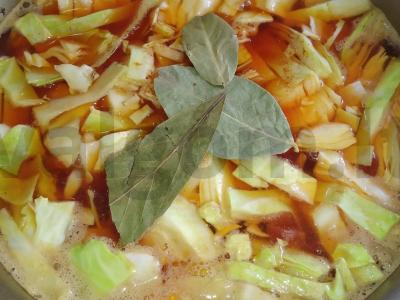 Borsčas su kiaulienos kaulais Žingsnis 5