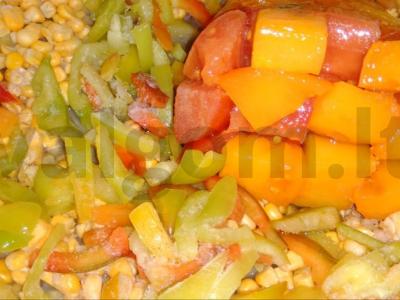 Skani troškinys su kukurūzais ir lęšiais Žingsnis 4