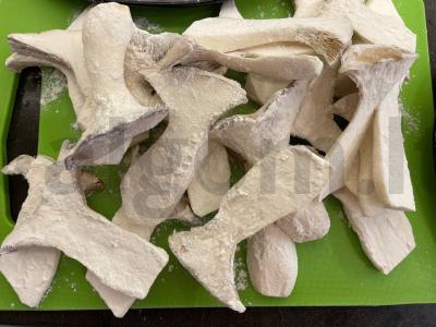 Erynge grybai tešloje Žingsnis 2