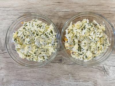 Salotas „Saulėtas“ su morkomis Žingsnis 5