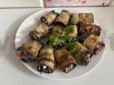 Baklažanų ritinėliai pagrindine nuotrauka