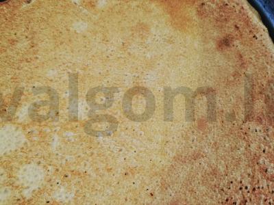 Blynai su obuoliu pusryčiams Žingsnis 6