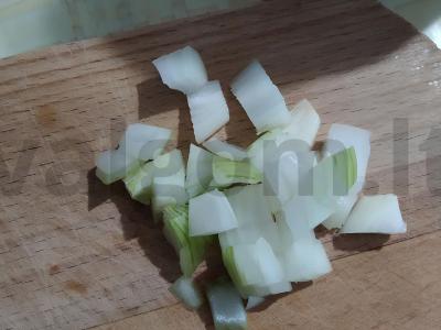 Troškinta bulvė su kalakutienos krūtinėle Žingsnis 1