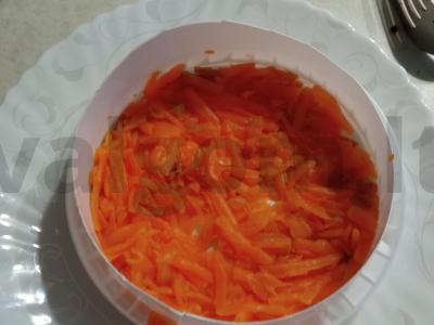 Sluoksniuotas salotas „Įkvėpimas“ Žingsnis 1