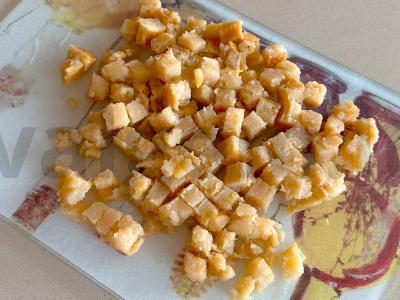 Biskvitinė kalva su kriaušėmis Žingsnis 5