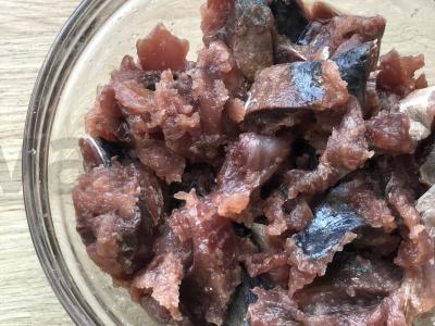 Marinuota skumbrė Žingsnis 1