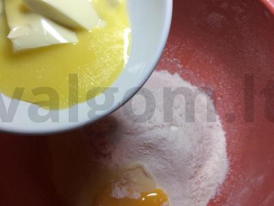 Apelsinų keksiukas Žingsnis 2