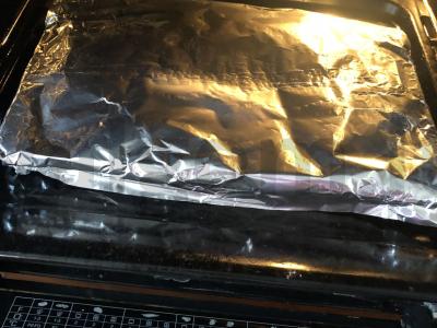 Skumbrė, kepta su jūros druska Žingsnis 4