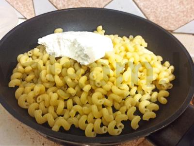 Makaronai su varške Žingsnis 2