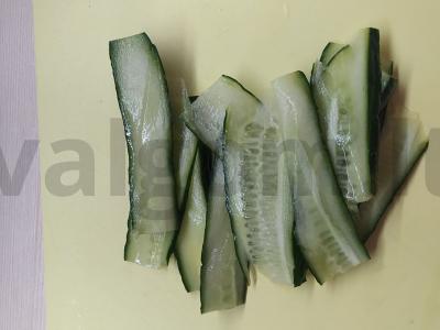 Kruasanai su šviežia raudona žuvimi Žingsnis 4