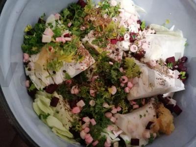 Marinuoti kopūstai su burokėliais Žingsnis 5