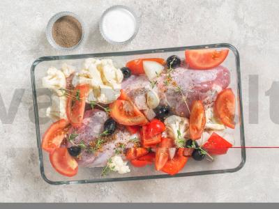 Kalakutiena su daržovėmis ir vyno padažu Žingsnis 2