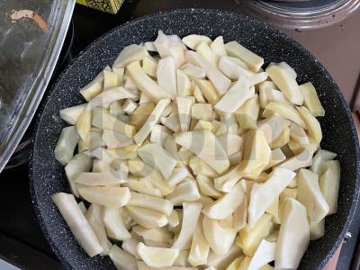 Kepta bulvė su sviestiniu skoniu Žingsnis 3