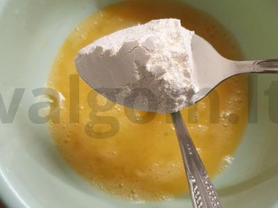 Obuoliai tešloje Žingsnis 3