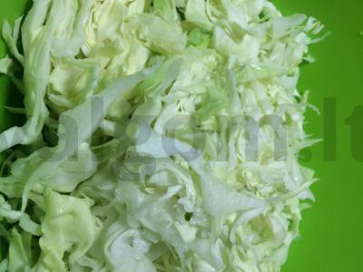 Kopūstų blynai su paprika Žingsnis 1