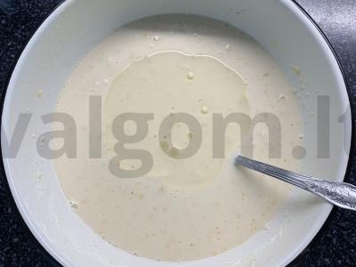 Blynai su mėsos įdaru ir prieskoniais Žingsnis 3