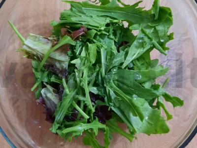 Salotas „Baltymų bomba“ su vištiena ir pupelėmis Žingsnis 2