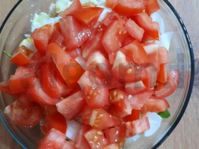 Salotas „Baltymų bomba“ su vištiena ir pupelėmis Žingsnis 5