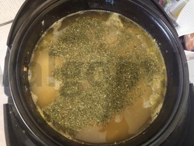 Žirnių sriuba su kalakutiena lėtoje viryklėje Žingsnis 7