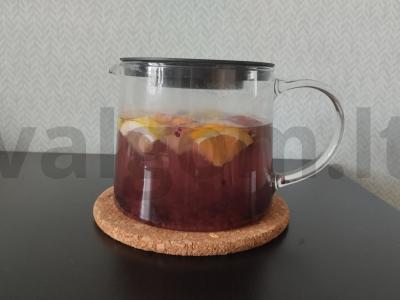 Arbata su gervuogėmis ir citrusiniais vaisiais Žingsnis 4