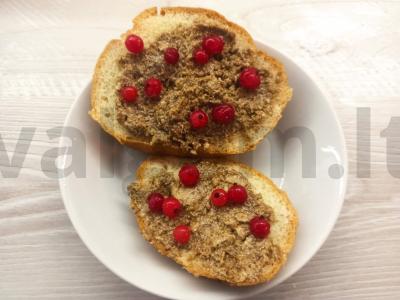 Sumuštiniai su serbentais „Šokoladinis pusryčių patiekalas“ Žingsnis 3