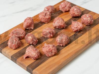 Makaronai su meatballs Žingsnis 5