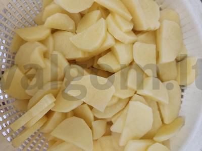 Voveraitės su bulvėmis Žingsnis 3