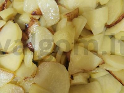 Voveraitės su bulvėmis Žingsnis 4