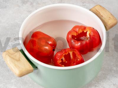 Blanširuota paprika Žingsnis 2