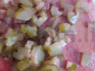 Vinegretas su šalotų svogūnais Žingsnis 4