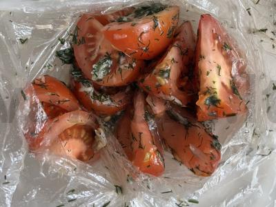 Sūdyti pomidorai alyvuogių aliejuje Žingsnis 3