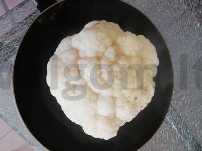 Iškepusi žiedinė kopūstė Žingsnis 3