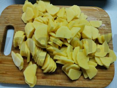 Indėnų blauzda orkaitėje su bulvėmis Žingsnis 4