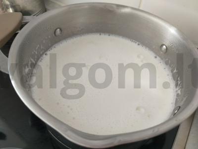 Saldus naminis jogurtas Žingsnis 1