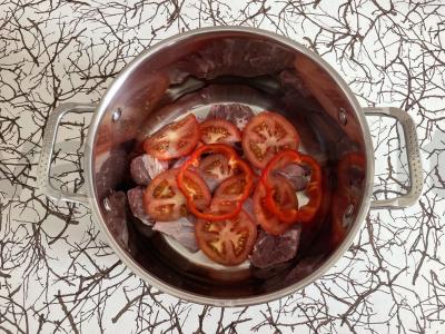 Kvapni jautienos ir daržovių hašlama Žingsnis 2