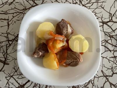 Kvapni jautienos ir daržovių hašlama Žingsnis 5