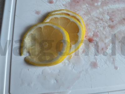 Be cukraus arbūzų ir citrinų sorbetas Žingsnis 2