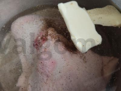 Nudų sriuba su vištienos sultiniu Žingsnis 1