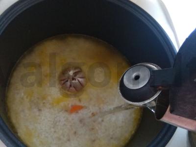 Kuskusas su kalakutiena lėtoje viryklėje Žingsnis 5