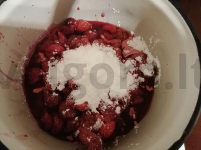 Vyšnių konfitas Žingsnis 2