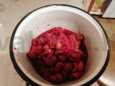 Vyšnių konfitas Žingsnis 3