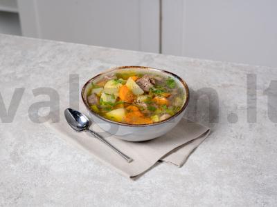 Sriuba su grybais ir mėsa pagrindine nuotrauka