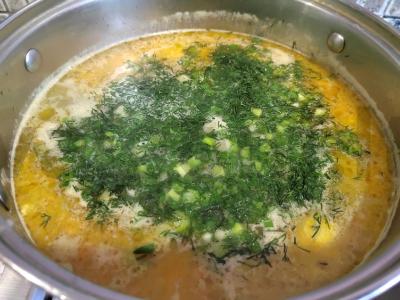 Lengvas sriuba su meatballs Žingsnis 7