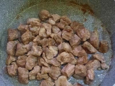 Kumpio plovas su daržovėmis Žingsnis 1